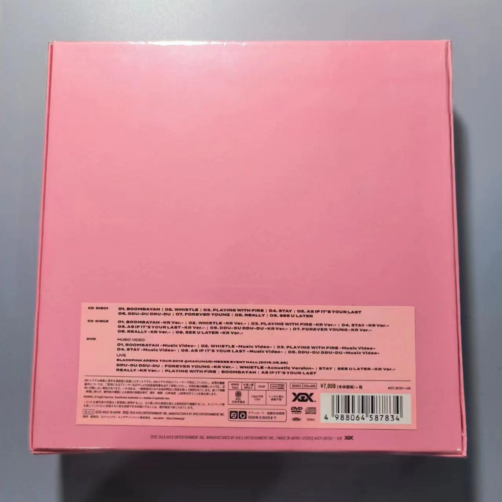 Đĩa Cd album blackpink in your area deluxe Phiên Bản 2 Cd + 1dvd album ccml