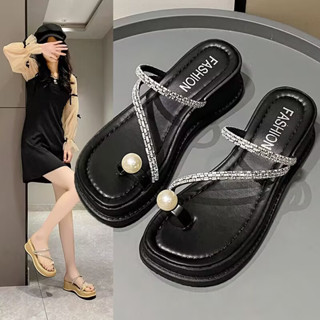  Dép Đế Xuồng Quai Trong Suốt Đính Đá Thời Trang 2023 Cho Nữ 