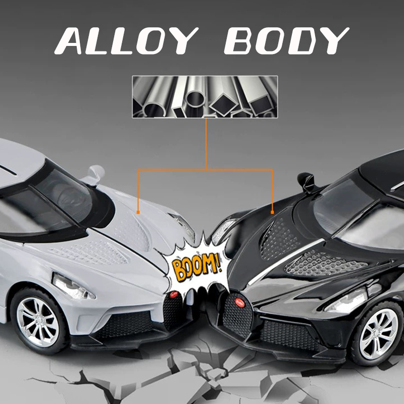 Mô Hình Xe Ô Tô bugatti la votiure noire Tỉ Lệ 1: 36 Cao Cấp