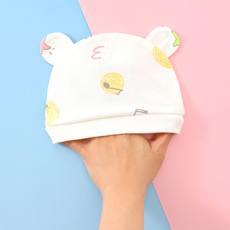 Bộ găng tay vớ và mũ trùm đầu cotton mềm mại chống trầy xước dành cho em bé