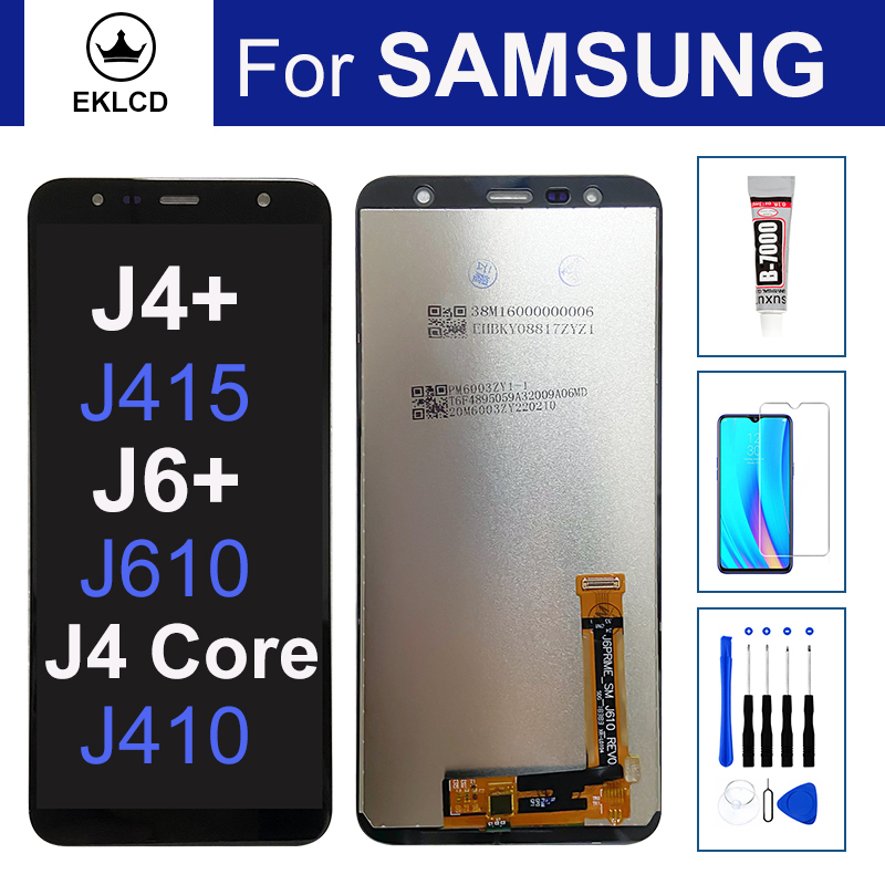 LCD Cho Samsung Galaxy J4 J6 Plus J4 + J415 J6 + J610 Core J410 J415F J610G Màn Hình Hiển Thị Bộ Số 