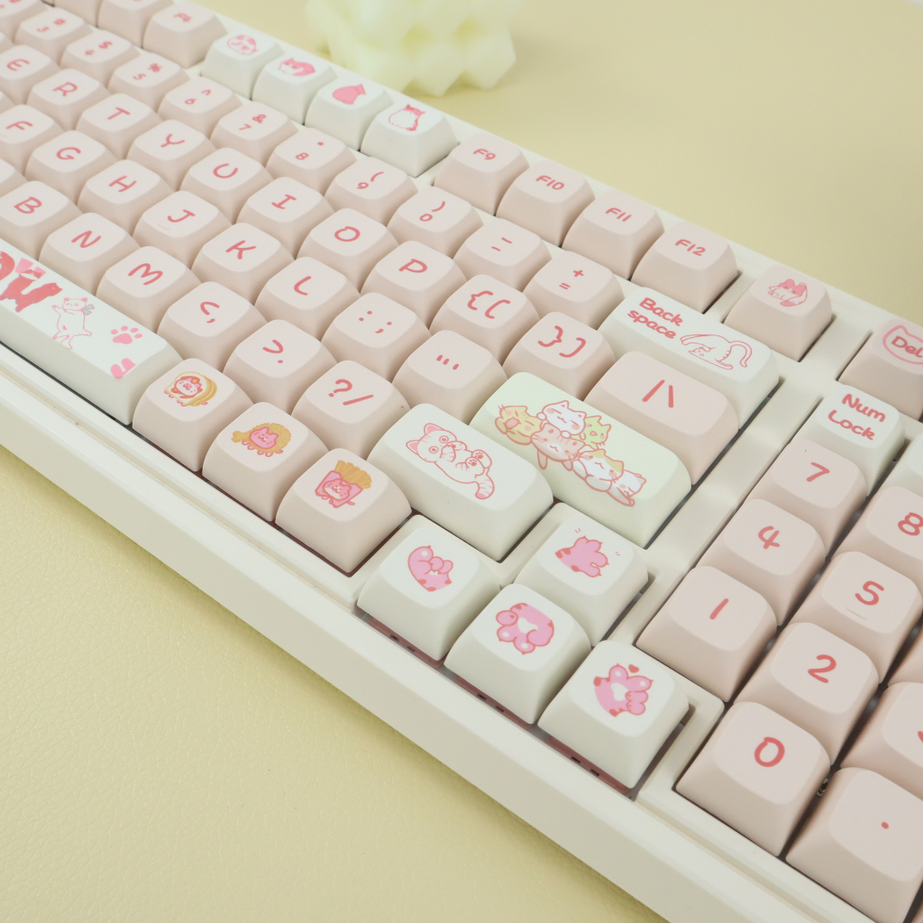 Nắp Chìa Khóa Hình Mèo Đào Dễ Thương Tương Thích Với Công Tắc mx pbt Nhuộm Màu xda profile
