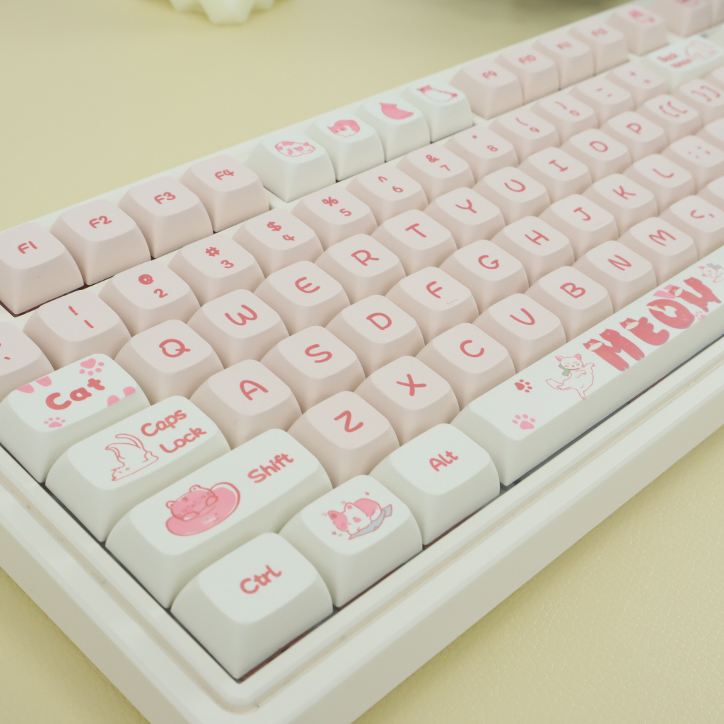Nắp Chìa Khóa Hình Mèo Đào Dễ Thương Tương Thích Với Công Tắc mx pbt Nhuộm Màu xda profile