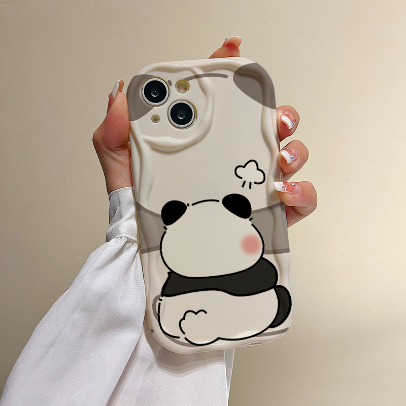 Ốp Điện Thoại Hình Gấu Trúc Cho iphone 11 12pro 13 14promax 7 / 8 / se 6p 8plus 11 / 13pro x xr xs max 12 / 13mini 14plus 6s