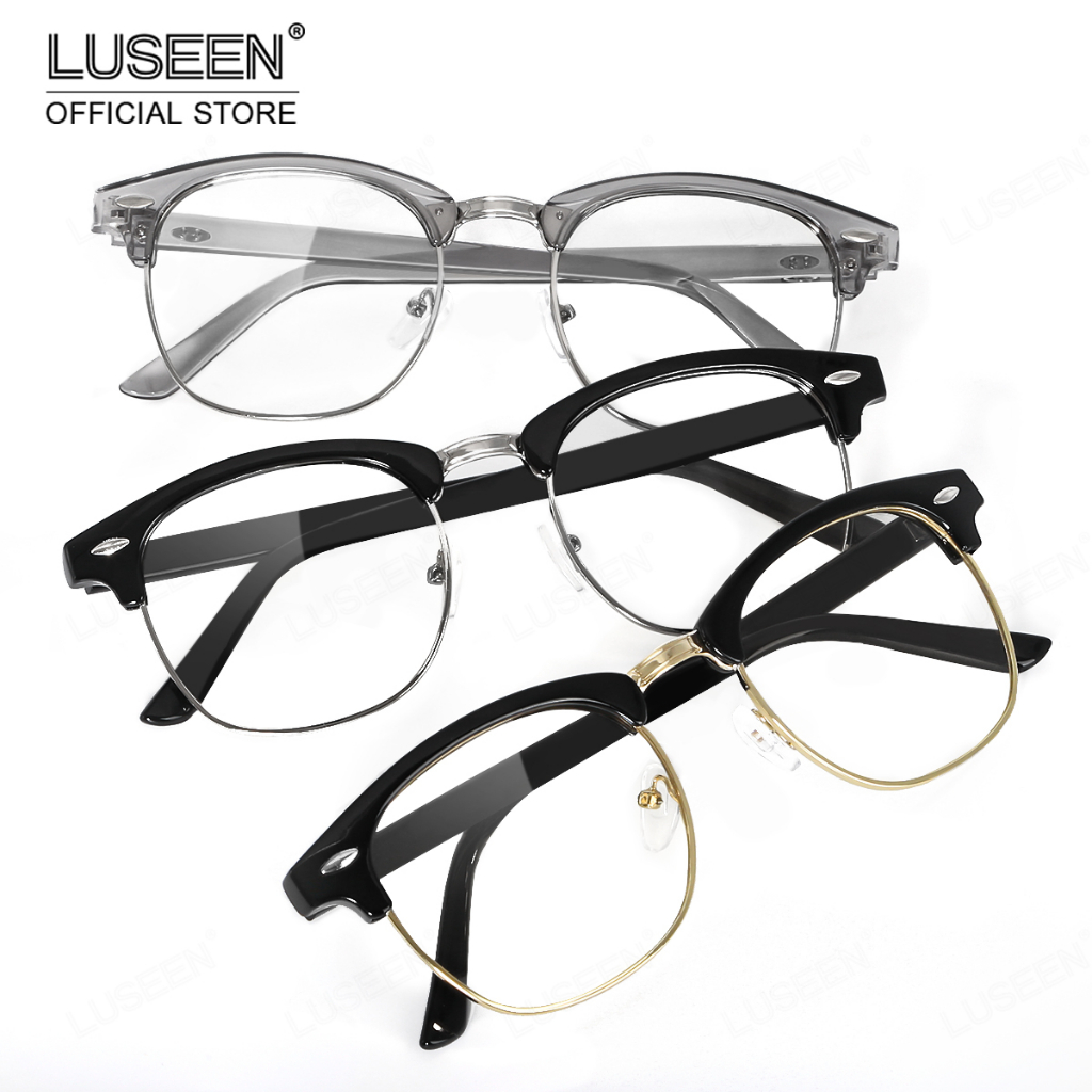 LUSEEN Kính Photochromic Ống kính có thể thay thế Khung kính Unisex AG2230