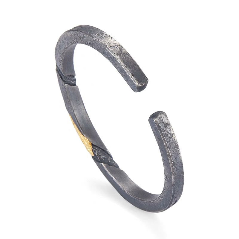 Vòng Tay Mạ Vàng 24k Phong Cách retro Cho Nam