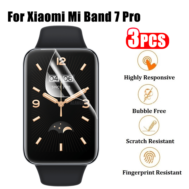 Set 3 Phim Dán Bảo Vệ Màn Hình Dùng Cho xiaomi mi band 8 7 pro xiaomi miband 8 pro 7 pro mi 7 Kính