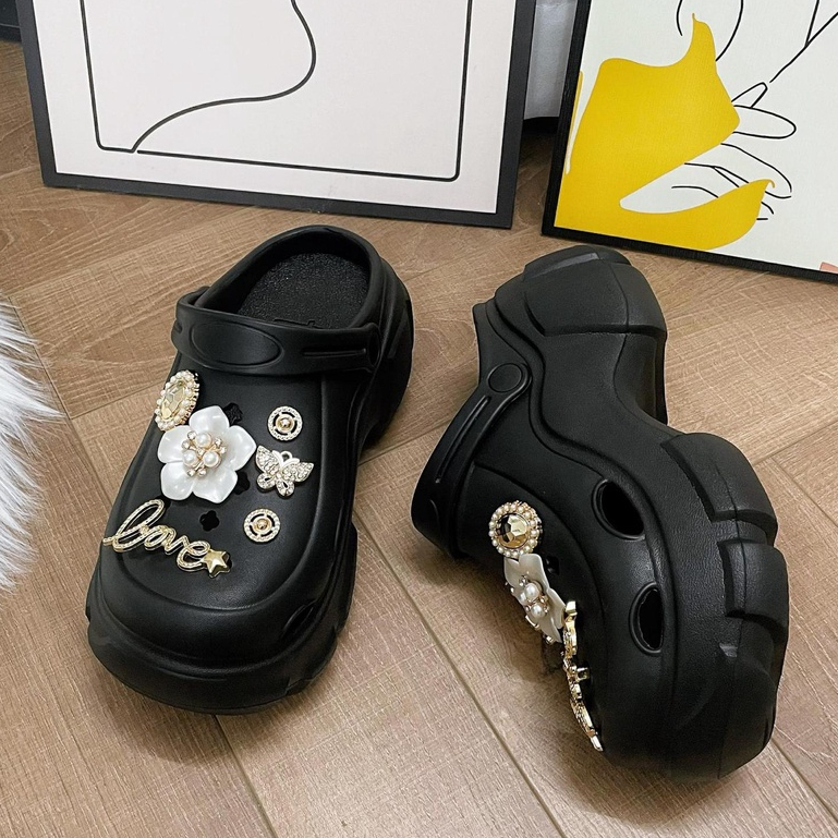 HHH Dép CROSS 5CM dép Sandal nữ Mùa hè Đế Dày thoải mái Xinh Xắn  B98G14I