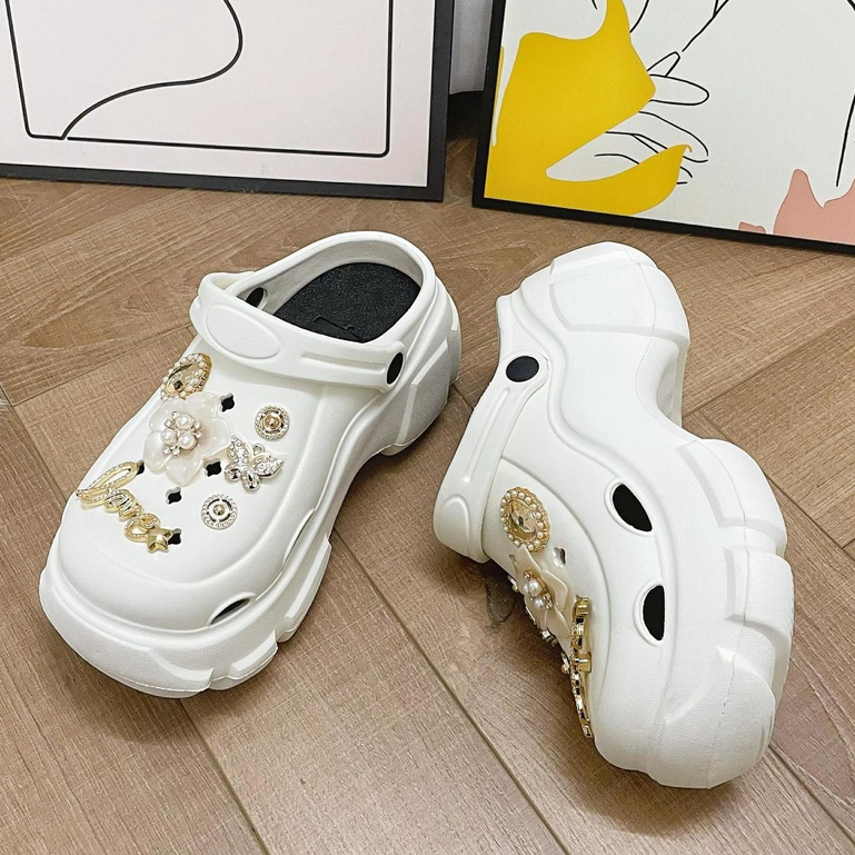 HHH Dép CROSS 5CM dép Sandal nữ Mùa hè Đế Dày thoải mái Xinh Xắn  B98G14I