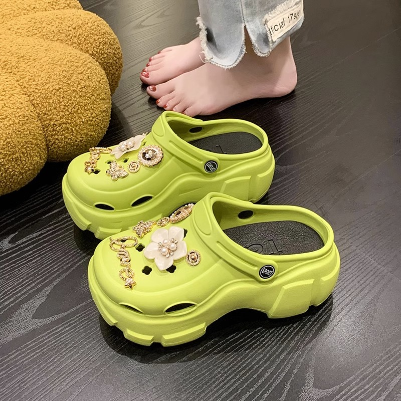 HHH Dép CROSS 5CM dép Sandal nữ Mùa hè Đế Dày thoải mái Xinh Xắn  B98G14I