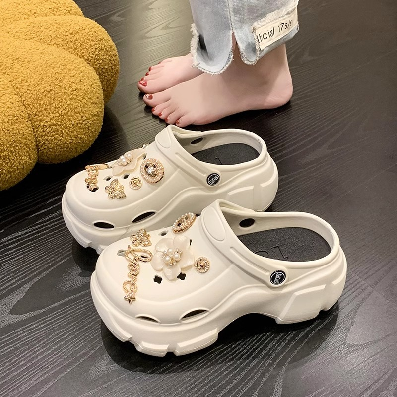 HHH Dép CROSS 5CM dép Sandal nữ Mùa hè Đế Dày thoải mái Xinh Xắn  B98G14I