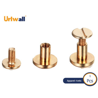 Urlwall 1 bộ đinh tán da mũ đôi đinh tán hình ống với 3 dụng cụ cố định phần cứng phụ kiện đặc biệt cho diy thủ công sửa chữa trang trí