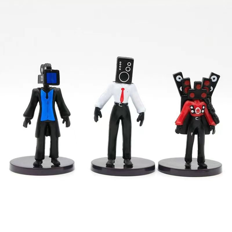 Skibidi Bộ Mô Hình Nhân Vật Trò Chơi titan Bằng pvc