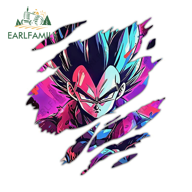 Earlfamily Đề Can Dán Trang Trí Xe Hơi rv Hình anime dragon ball 13Cmx11.4Cm Chống Thấm Nước / Trầy Xước