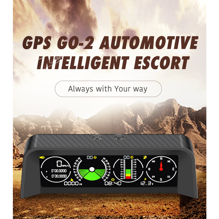 Đồng Hồ Đo Tốc Độ gps Thông Minh hud x90s Cho Mọi Dòng Xe Hơi