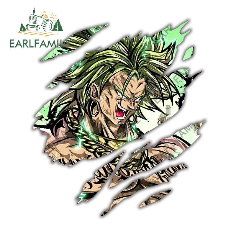 Earlfamily Đề Can Dán Trang Trí Xe Hơi rv Hình anime dragon ball 13Cmx11.4Cm Chống Thấm Nước / Trầy Xước