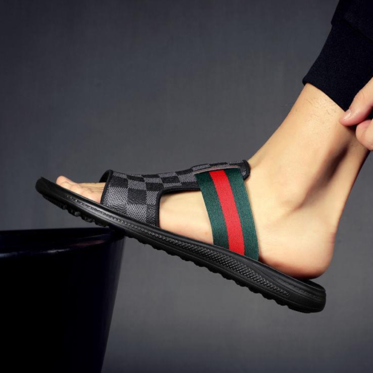 Dép Sandal Bằng Da Cao Cấp Chống Trượt Thời Trang Mùa Hè Dành Cho Nam