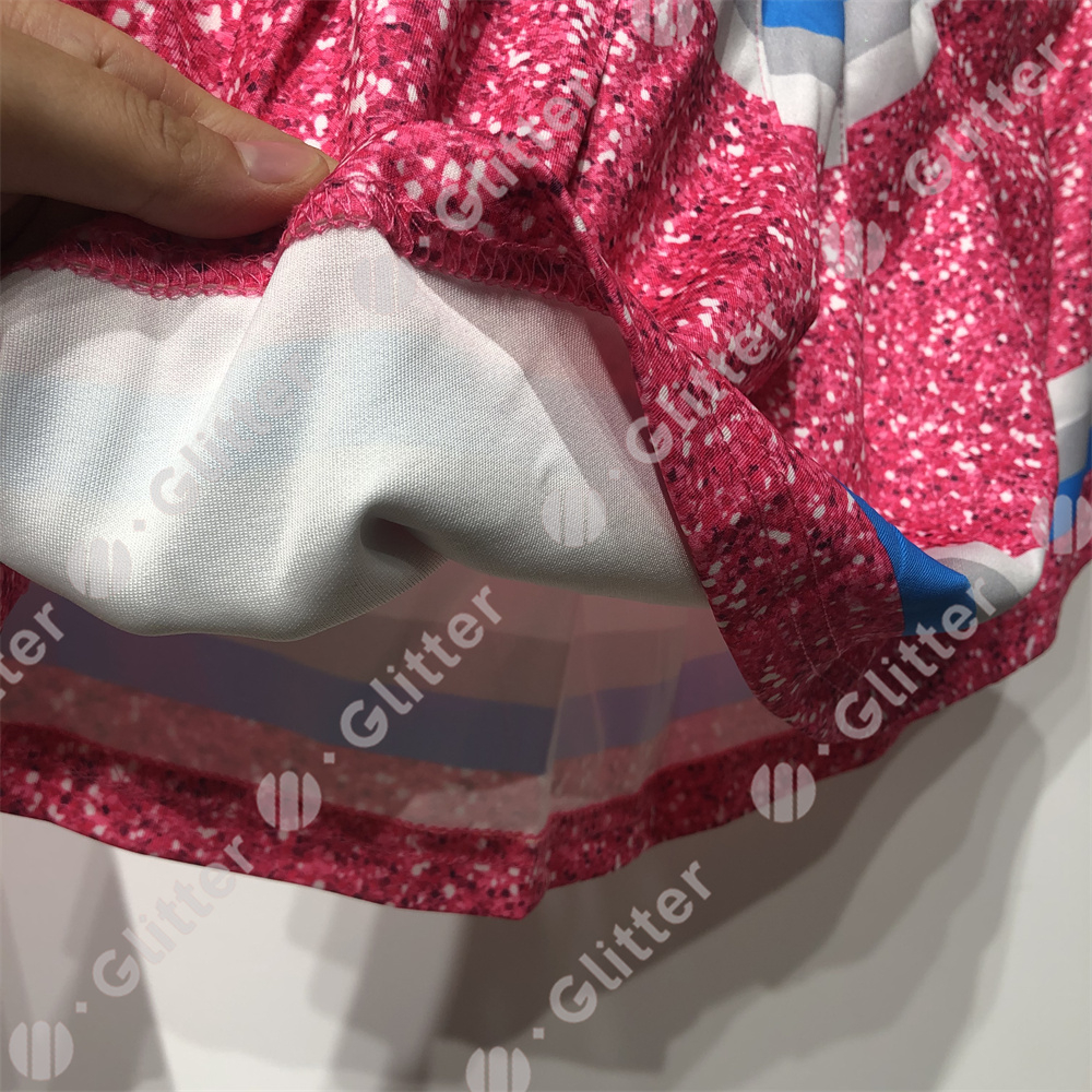 Phim barbie dress cho trẻ em cô gái barbie màu hồng tím cổ vũ trang phục khiêu vũ không tay váy trên cùng 2 cái bộ