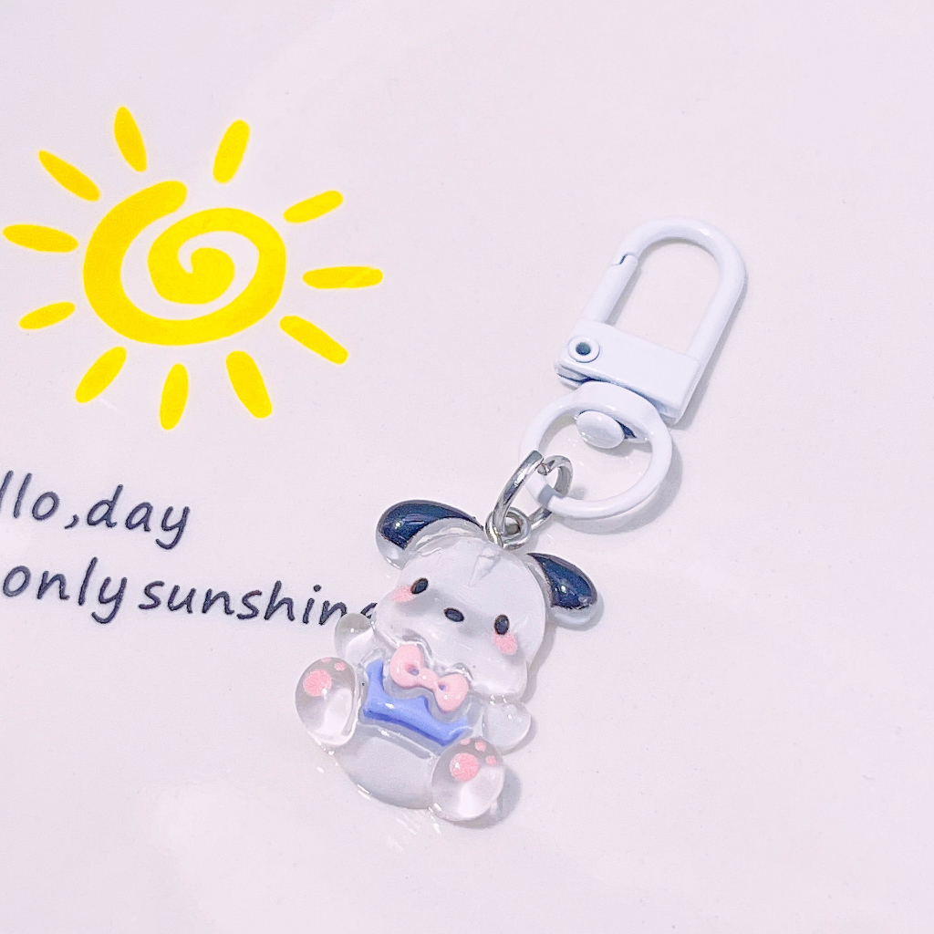 Dễ Thương Móc Khóa acrylic Hình sanrio macaron / my melody / Pompurin / hello kitty / my melody / pochacco