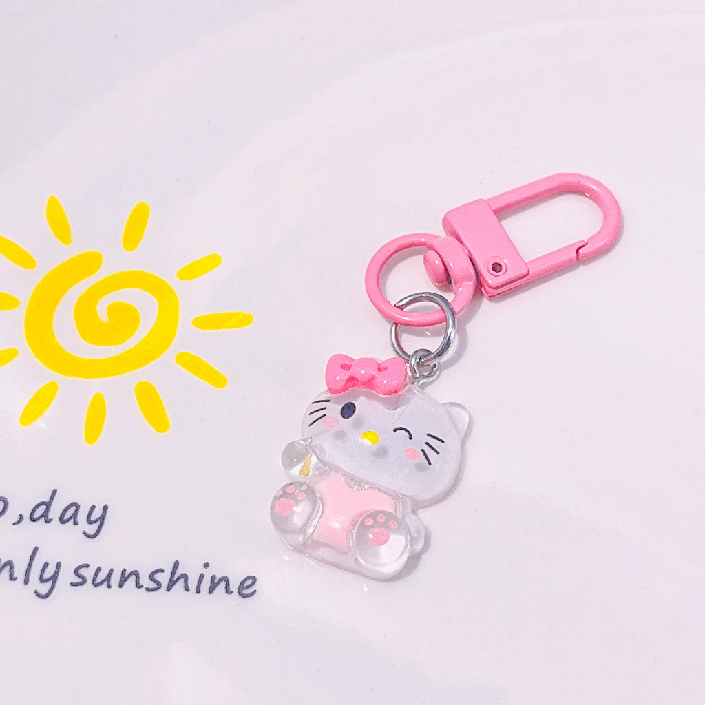 Dễ Thương Móc Khóa acrylic Hình sanrio macaron / my melody / Pompurin / hello kitty / my melody / pochacco