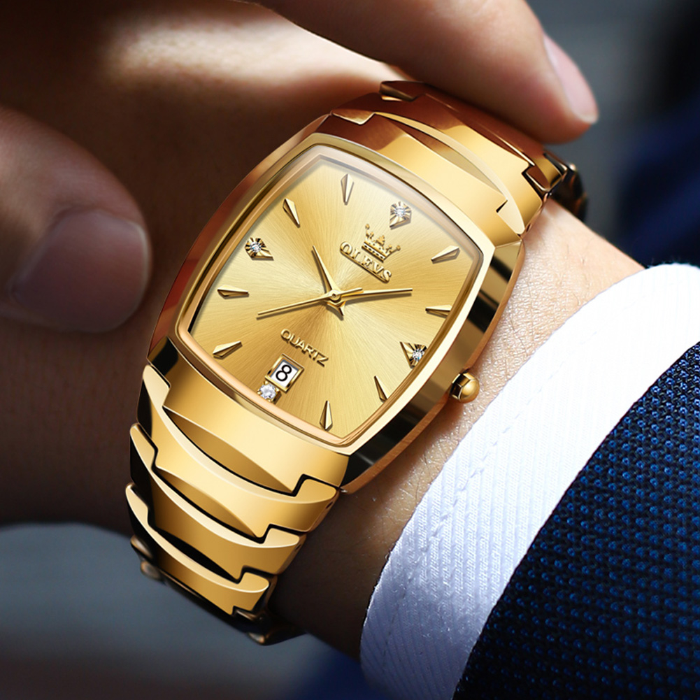 OLEVS Dồng Hồ Nam Chính Hãng Chống Nước Thạch Anh Thời Trang Đơn Giản 7006