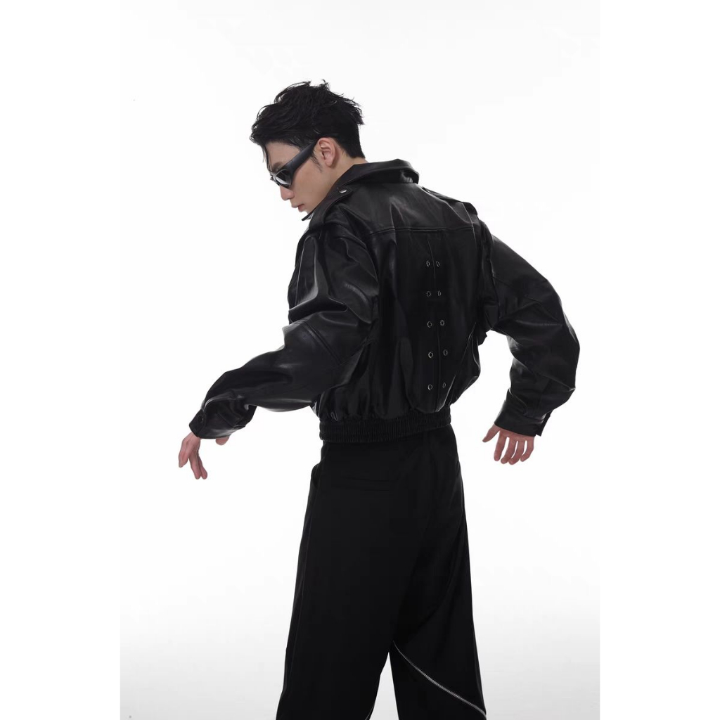 Túi Xách Phong Cách vintage Thời Trang|Áo Khoác Da Dáng Ôm Phong Cách Hàn Quốc Chất Lượng Cao Cho Nam