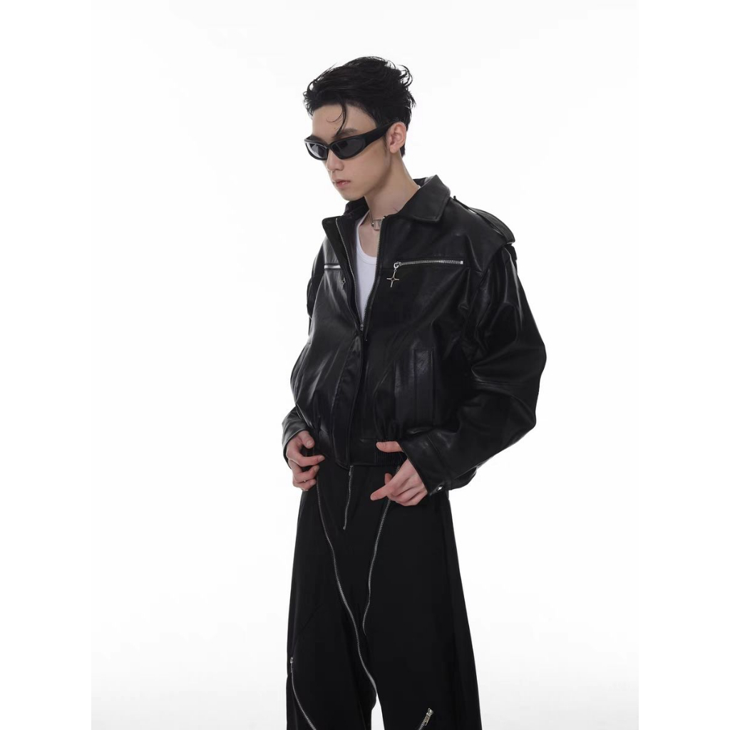 Túi Xách Phong Cách vintage Thời Trang|Áo Khoác Da Dáng Ôm Phong Cách Hàn Quốc Chất Lượng Cao Cho Nam