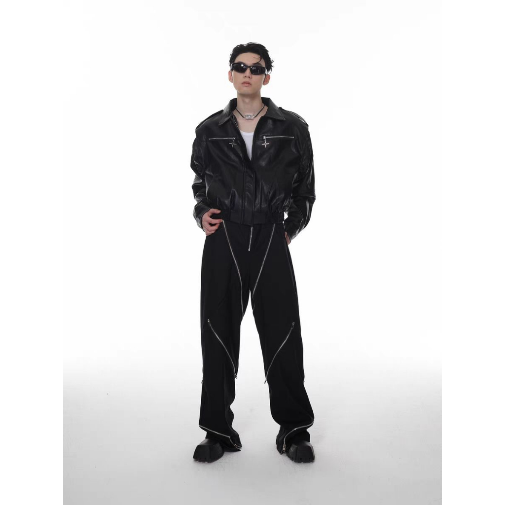 Túi Xách Phong Cách vintage Thời Trang|Áo Khoác Da Dáng Ôm Phong Cách Hàn Quốc Chất Lượng Cao Cho Nam