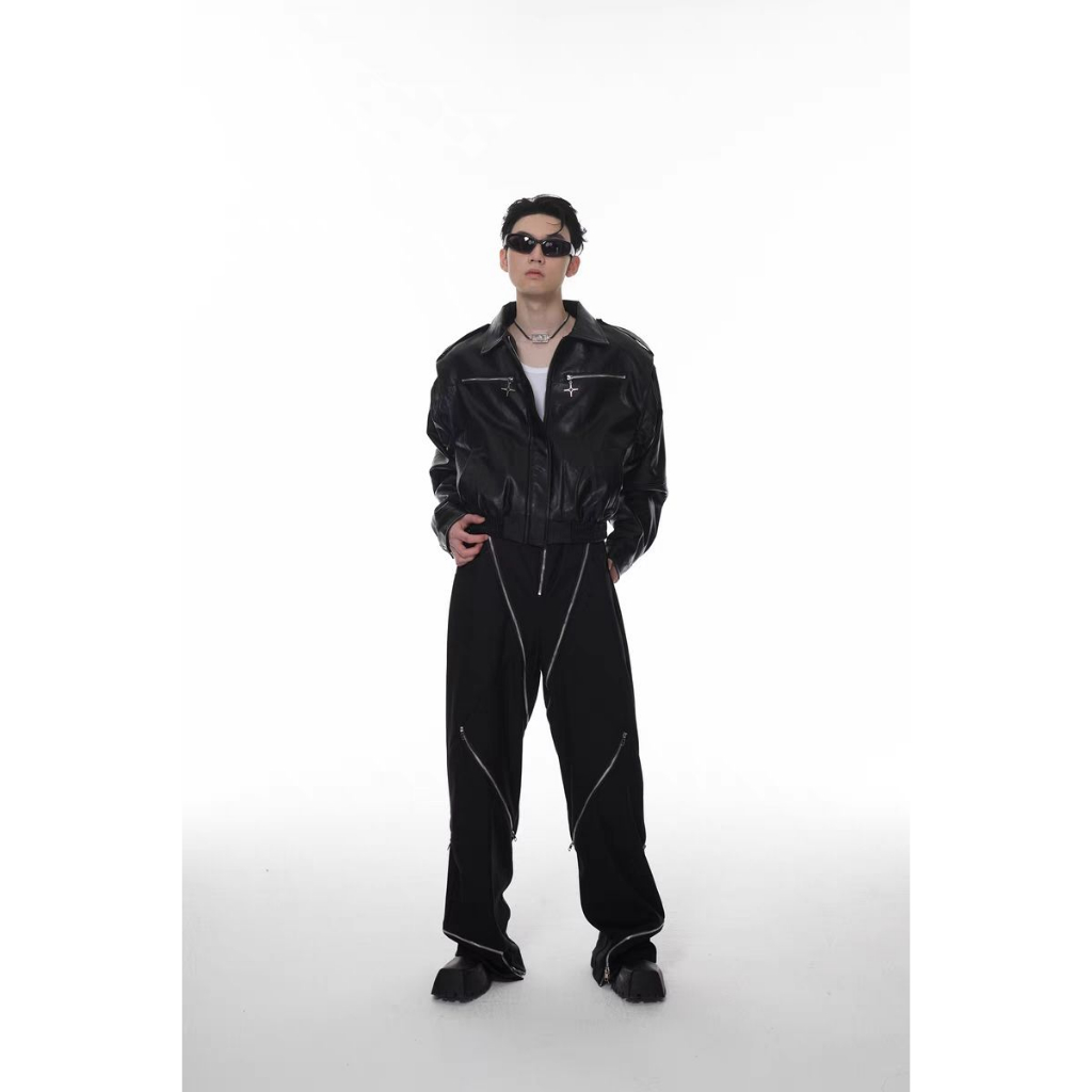 Túi Xách Phong Cách vintage Thời Trang|Áo Khoác Da Dáng Ôm Phong Cách Hàn Quốc Chất Lượng Cao Cho Nam