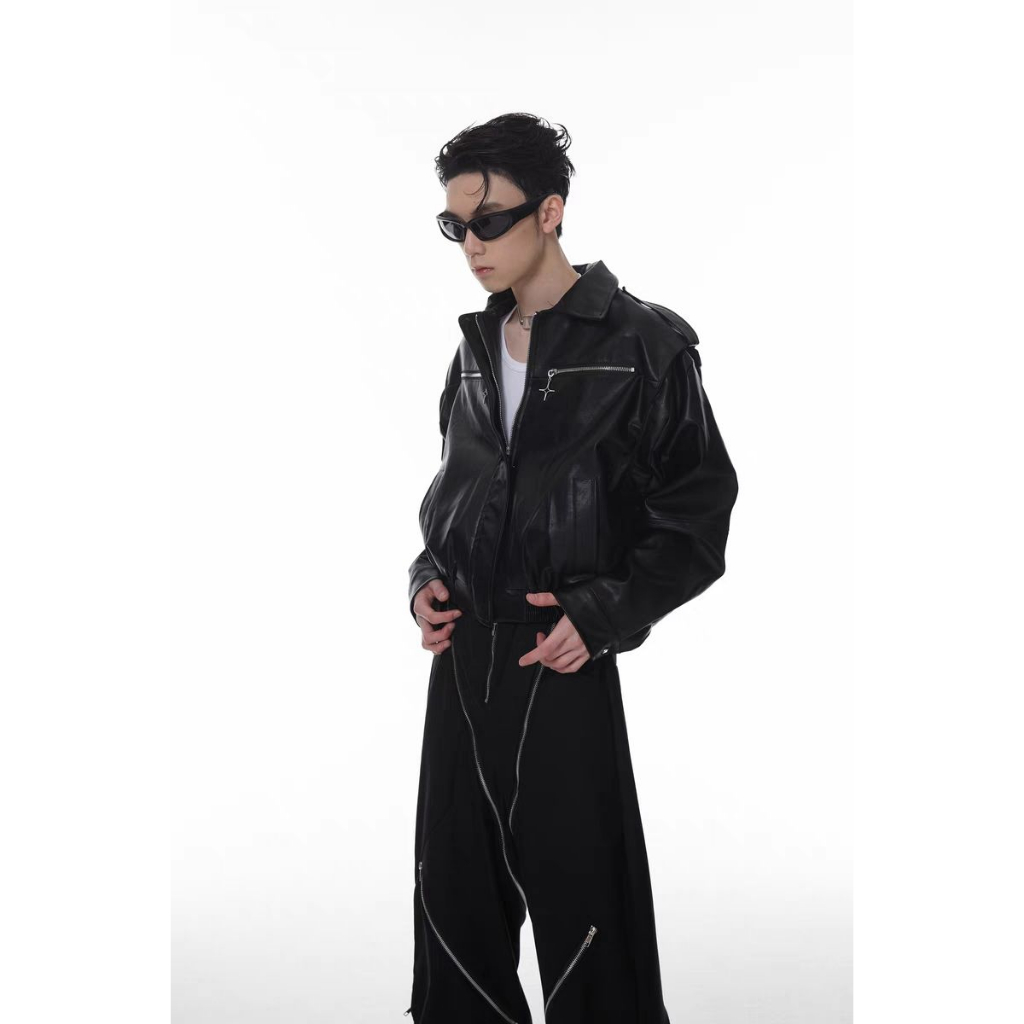 Túi Xách Phong Cách vintage Thời Trang|Áo Khoác Da Dáng Ôm Phong Cách Hàn Quốc Chất Lượng Cao Cho Nam