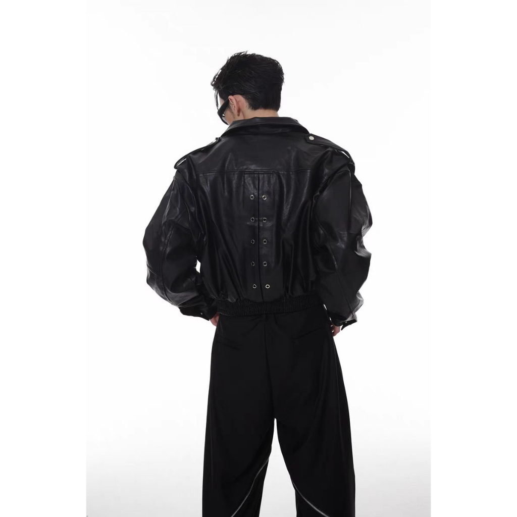 Túi Xách Phong Cách vintage Thời Trang|Áo Khoác Da Dáng Ôm Phong Cách Hàn Quốc Chất Lượng Cao Cho Nam