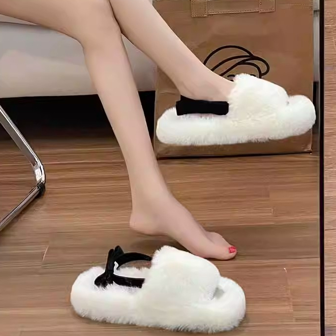 C＆S Dép Lông Đế Dày 2023NEW mùa hè dép quai hậu Xinh Xắn B22H01W 0816011