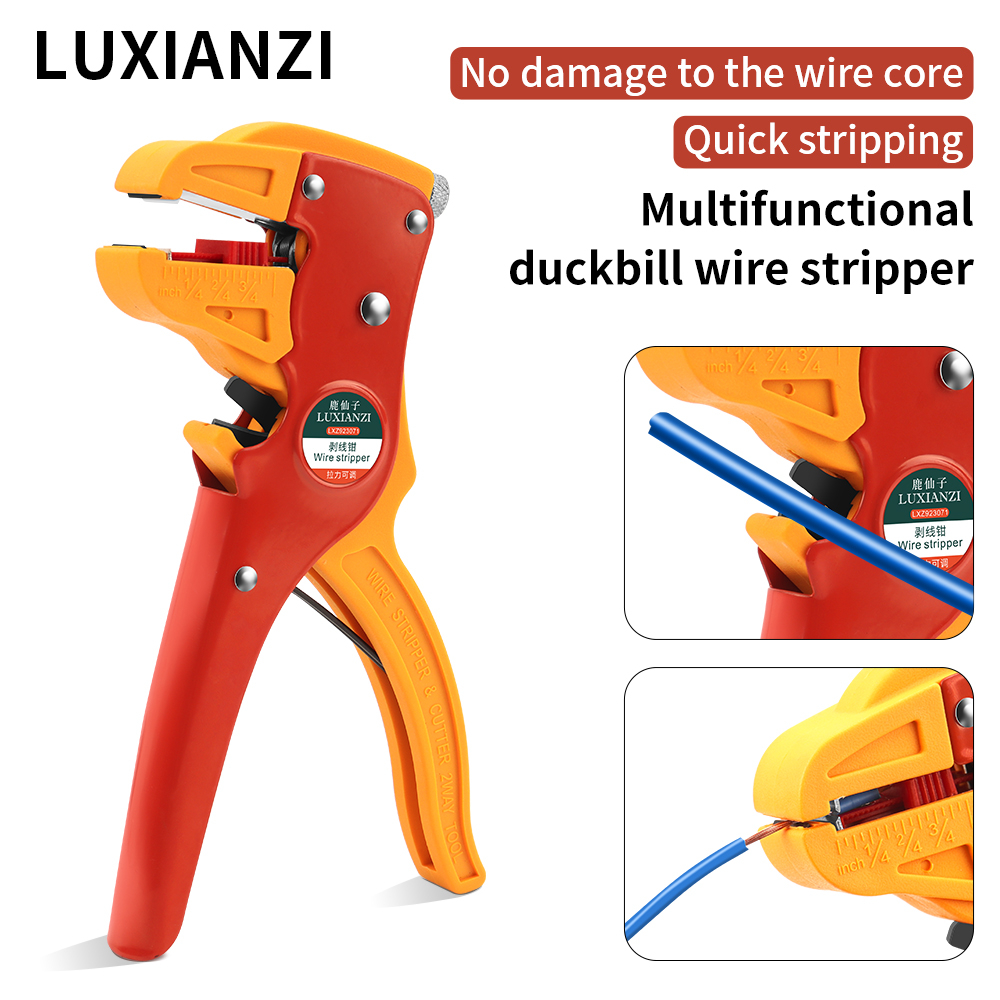 Kìm Tuốt Dây Điện Tự Động luxianzi 0.8-2.6mm2 Chuyên Dụng