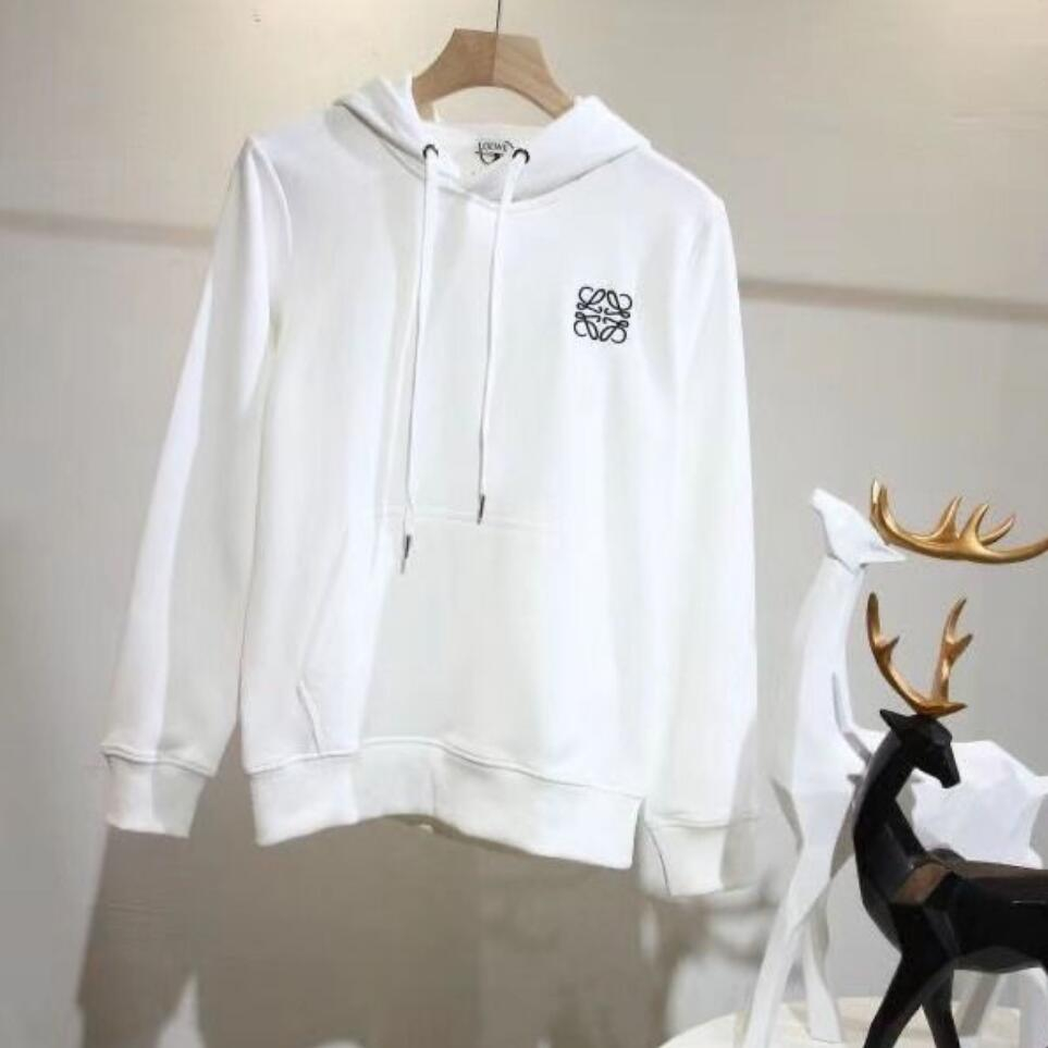 LOE-WE Mới Áo Khoác Hoodie Dày Tay Dài Cỡ m-5xl Thời Trang Thường Ngày Cho Cặp Đôi