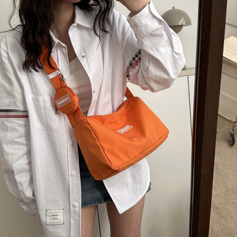 Túi Xách Đeo Vai Sức Chứa Lớn Siêu Nhẹ Phong Cách Thời Trang Nhật Hàn Dành Cho Nữ