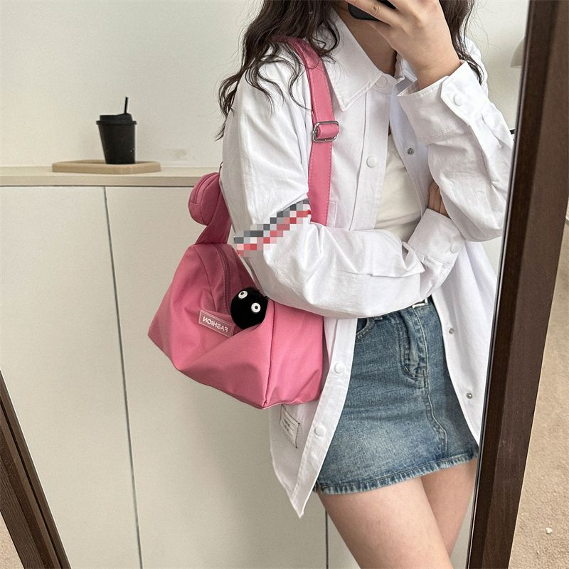 Túi Xách Đeo Vai Sức Chứa Lớn Siêu Nhẹ Phong Cách Thời Trang Nhật Hàn Dành Cho Nữ