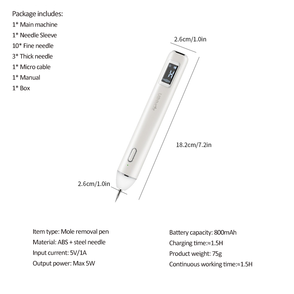 Bộ 10 Cây Bút Xóa Đốm Đen Trên Da Mặt Loại Bỏ Tàn Nhang / Hình Xăm Tiện Dụng