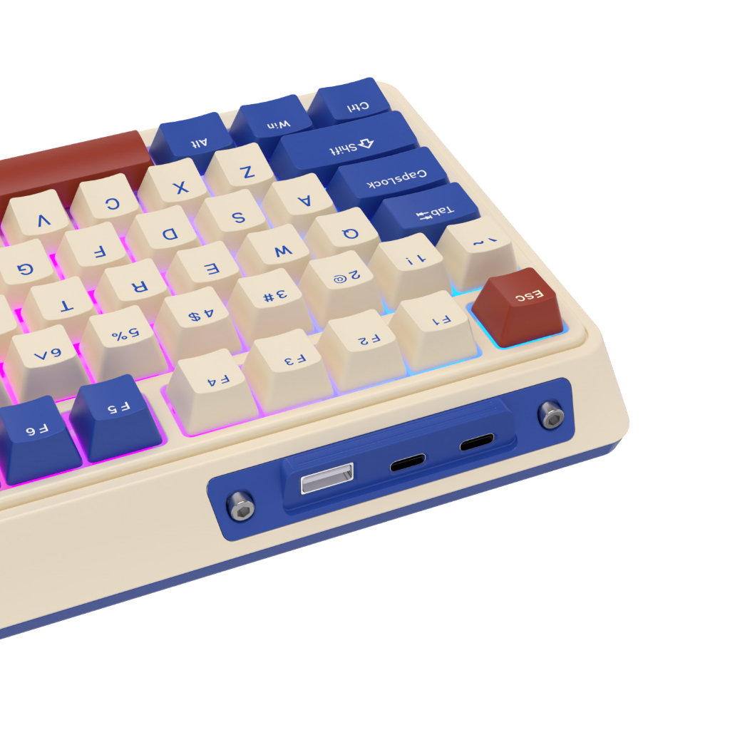 Kzzi Bàn Phím Cơ gaming kezhi k75 pro 80% Không Dây Chất Lượng Cao