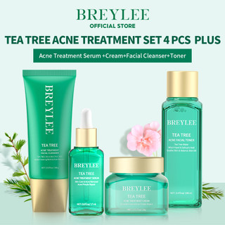 Bộ 4 sản phẩm Breylee hỗ trợ giảm mụn cao cấp chuyên dụng