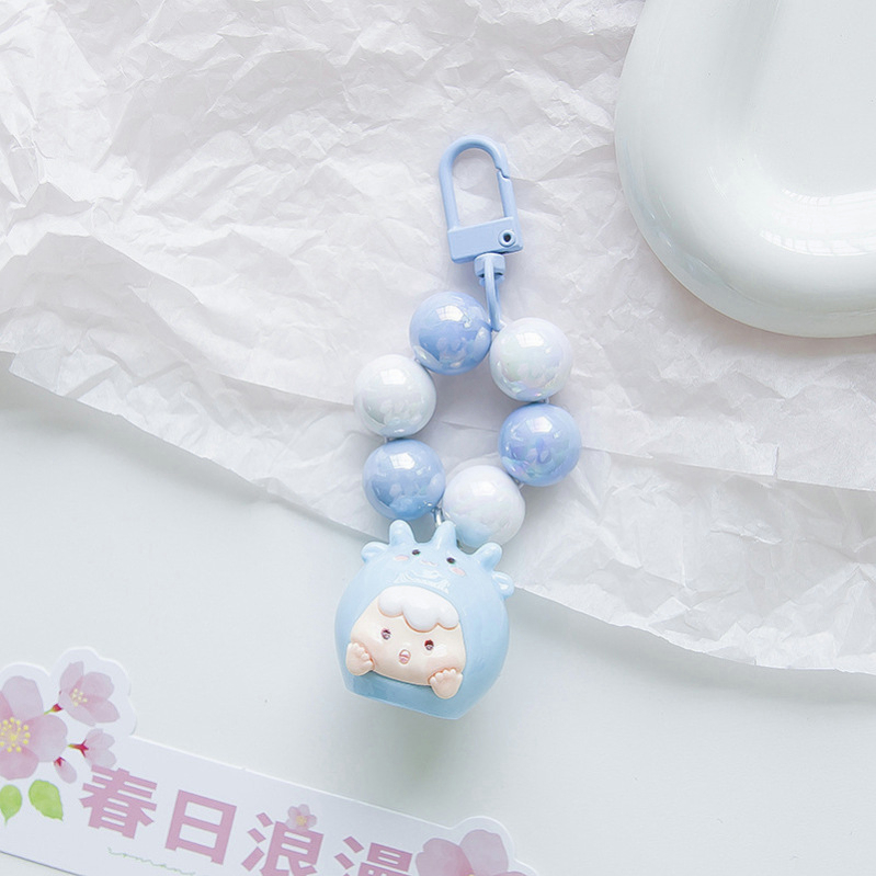 Chuỗi Hạt acrylic Nhiều Màu Dễ Thương Dùng Làm Móc Khóa / Điện Thoại / Balo diy
