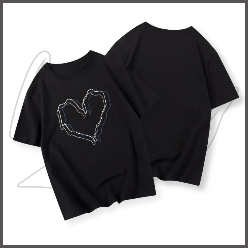 Áo thun nam BEEYANBUY Y0426 100% cotton màu đen basic unisex ulzzang