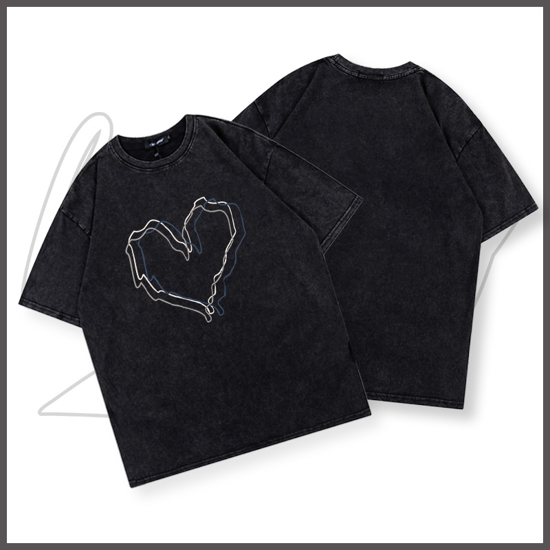 Áo thun nam BEEYANBUY Y0426 100% cotton màu đen basic unisex ulzzang