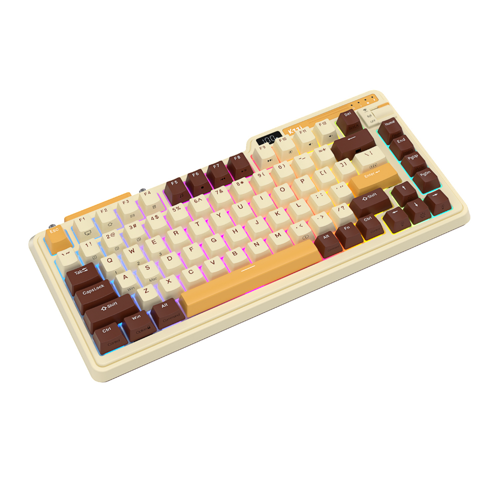 Kzzi Bàn Phím Cơ gaming kezhi k75 pro 80% Không Dây Chất Lượng Cao