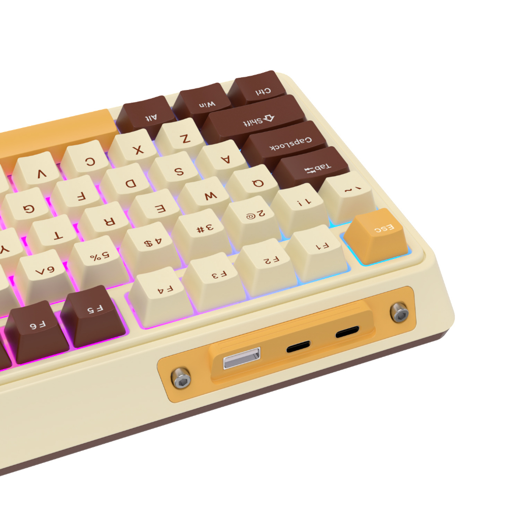 Kzzi Bàn Phím Cơ gaming kezhi k75 pro 80% Không Dây Chất Lượng Cao