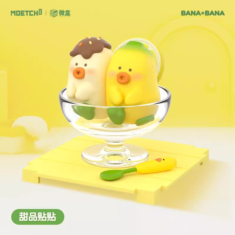 Banaxbana Mô Hình Đồ Chơi Nhân Vật anime Chuối Dễ Thương