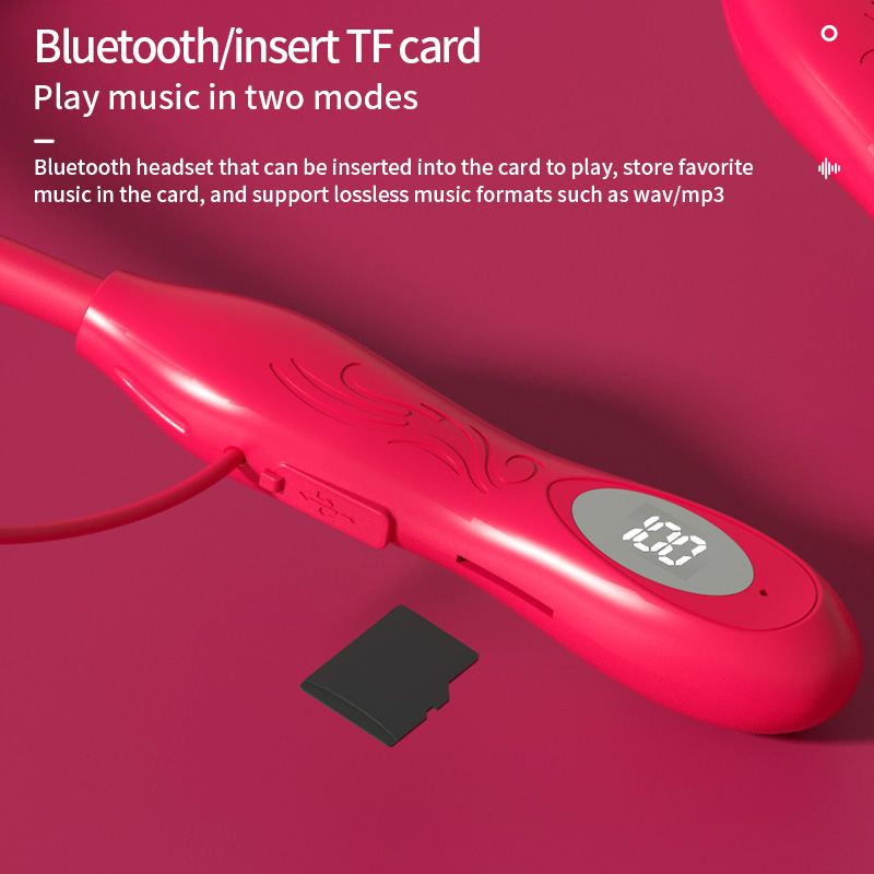 Vanteenie Tai Nghe Không Dây bluetooth 5.3 Có Đèn led Và Mic Dung Lượng Lớn 2200mah