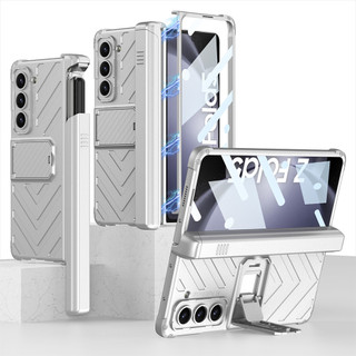 Cứng Ốp Điện Thoại Kiểu Giáp Chống Sốc Kèm Giá Đỡ Và Ngăn Đựng Bút Từ Tính Cho samsung galaxy z fold 5