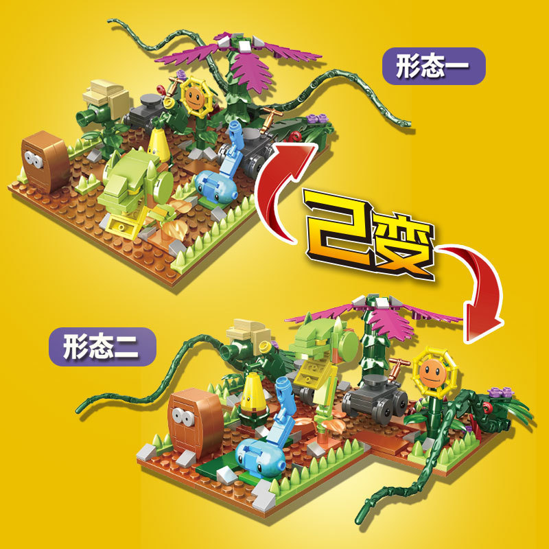 Bộ Đồ Chơi lego Xếp Hình Phong Cảnh zombie Độc Đáo
