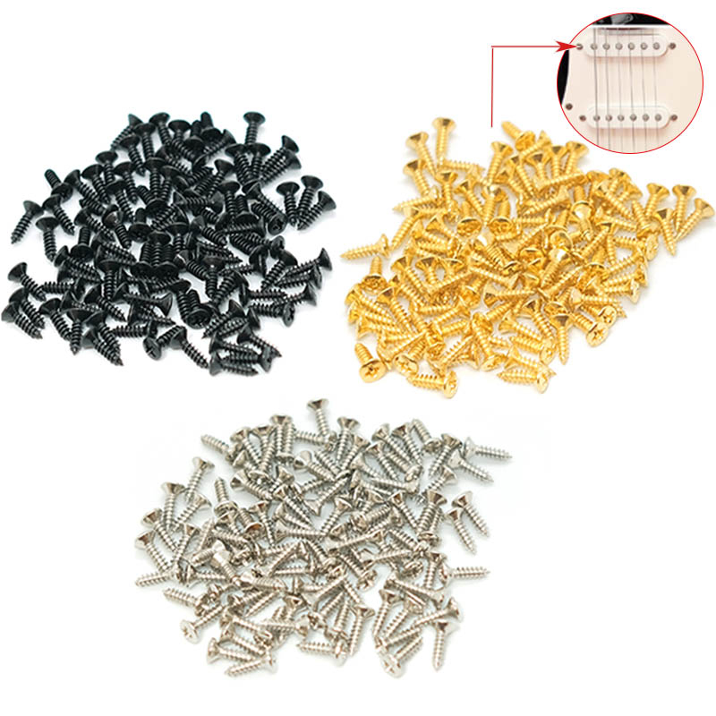 Bộ 50 Ốc Vít 3mm Bảo Vệ Miếng Gảy Đàn Ghi Ta Điện fender sg lp