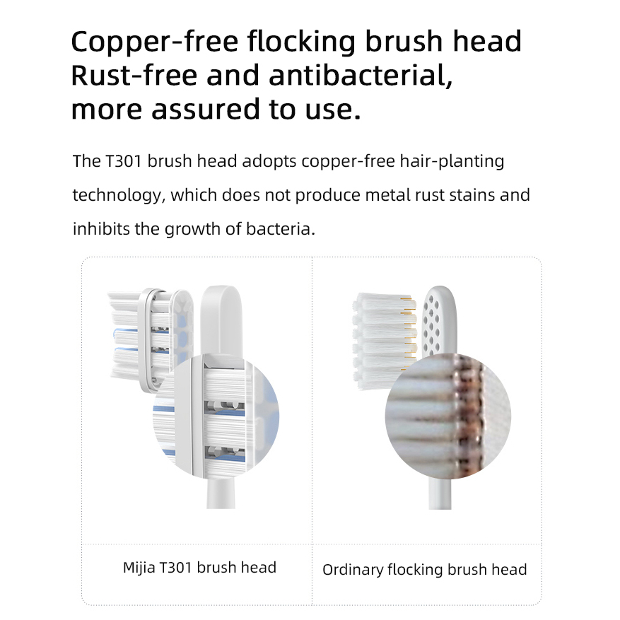 Xiaomi mijia t301 Bàn Chải Đánh Răng Điện sonic Sạc usb Chống Thấm Nước Cho Người Lớn
